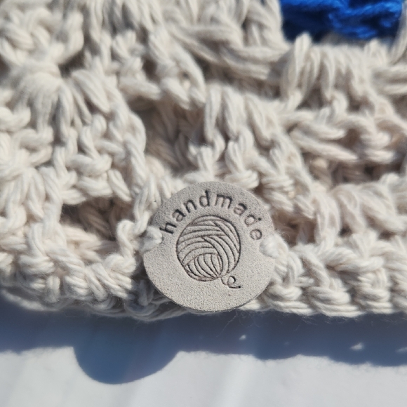 Handmade Crochet Granny Square XL Cotton Unisex Bucket Hat - Picture 2 of 15